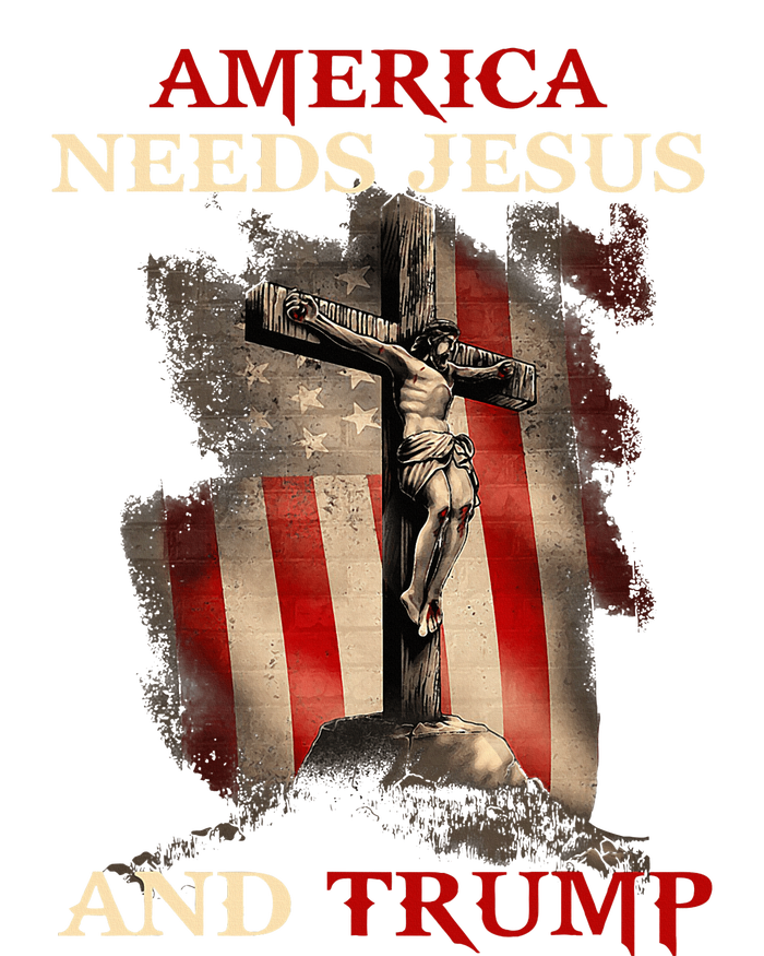 America Needs Jesus And Trump Pro Trump 2024 T-Shirt