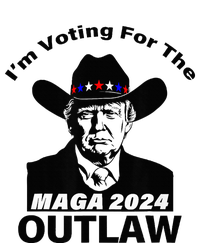 Donald Trump Maga IM Voting For The Outlaw 2024 President Youth Performance Sprint T-Shirt