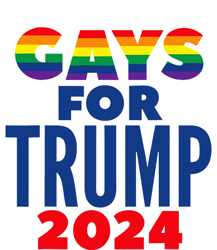 Gays For Trump 2024 Election Bella+Canvas Jersey Crop Tee