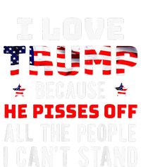 I Stand President Trump American Flag Trump 2024 Women's Pullover Hoodie