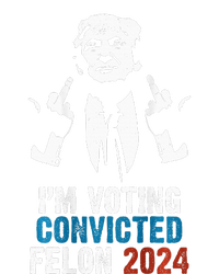 IM Voting Convicted Felon 2024 Trump Funny Quote T-Shirt