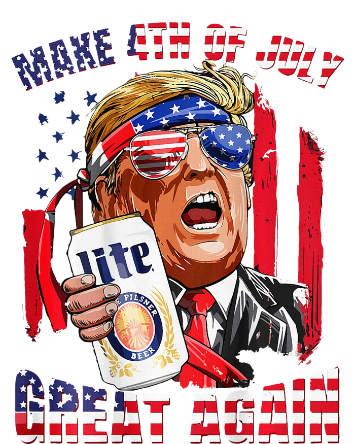 Trump Make Great Again Drinking Beer T-Shirt