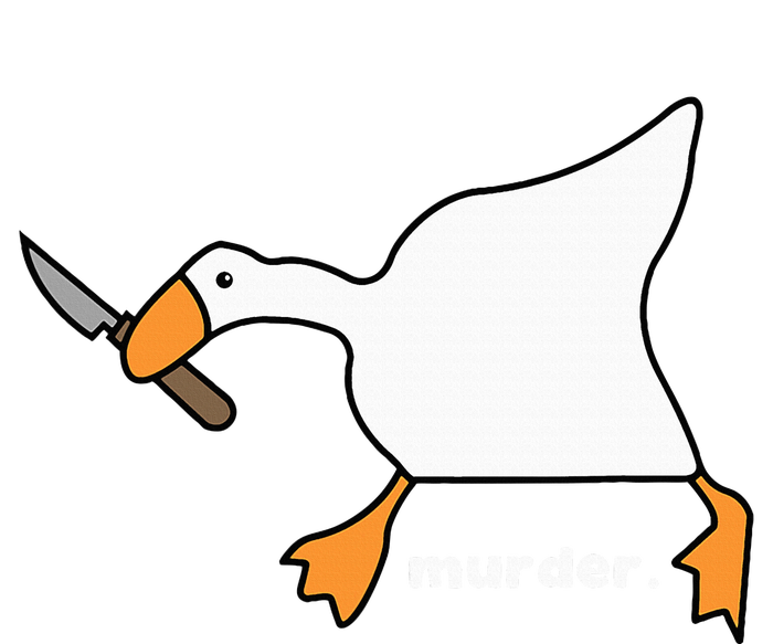 Funny Goose Murder Sweatshirt