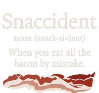 Funny Snaccident Definition Eat All The Bacon By Mistake T-Shirt