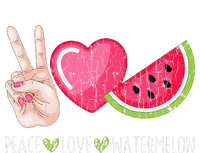 Peace Love Watermelon Funny Summer Fruit Lover Graphic T-Shirt