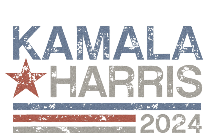 Harris 2024 Grunge Retro Stripes Vintage Kamala Harris 2024 Ladies PosiCharge Competitor Racerback Tank