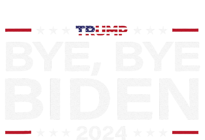 Trump 2024 Bye Bye Biden Dropped Out Election Funny Ladies Long Sleeve Shirt