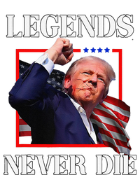 Trump 2024 Legends Never Die Fight Trump Fist Pump Shot Softstyle Adult Sport Polo