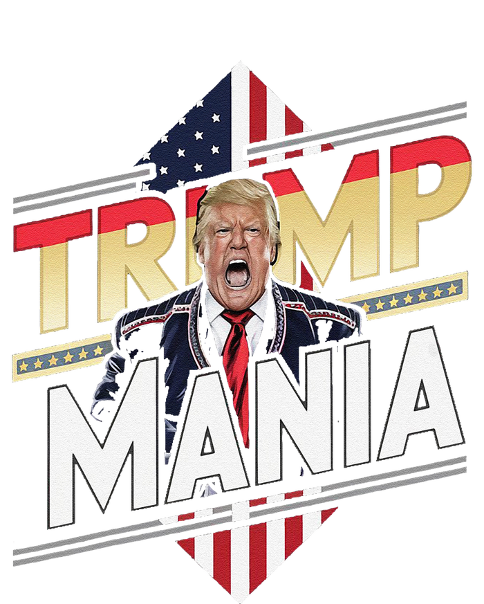 Trump Republican Convention Wrestling Meme Funny Trumpamania T-Shirt