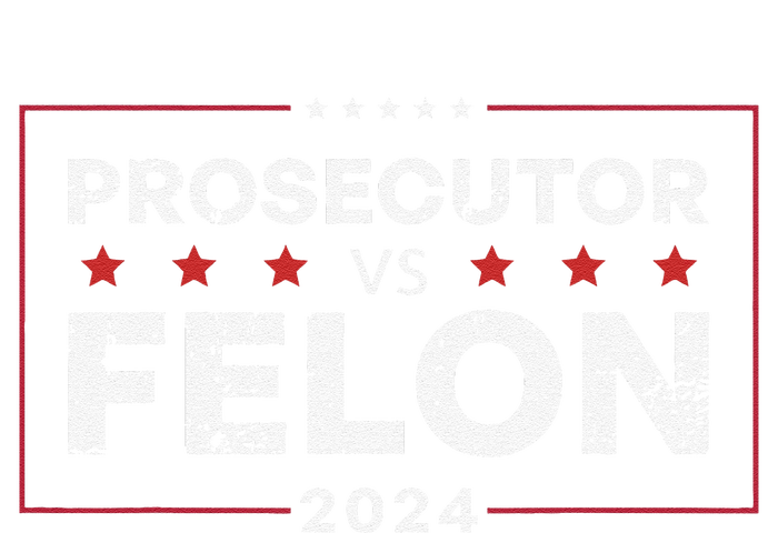 Prosecutor Vs Felon 2024 Funny Voting Election 2024 Striped Beanie with Solid Band