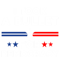 I Took A Bullet For Democracy V-Neck T-Shirt