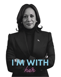 Kamala Harris IM With Her 2024 Adult ChromaSoft Performance T-Shirt