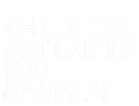 Childless Cat Ladies For Kamala 7-Panel Snapback Hat