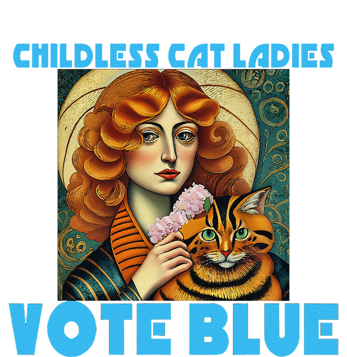 Childless Cat Ladies Vote Blue Gift Toddler T-Shirt