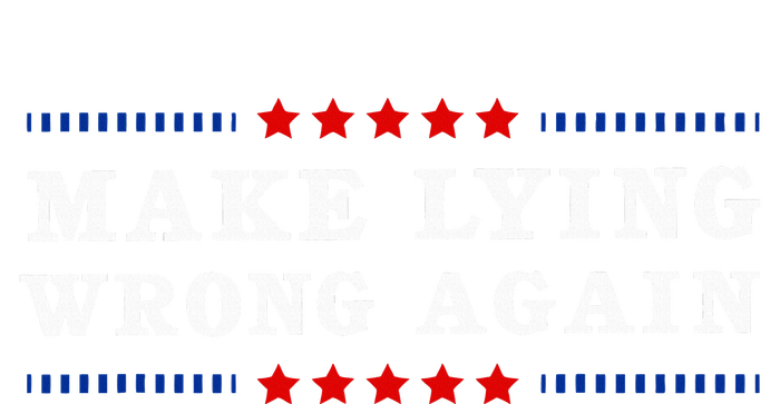 Make Lying Wrong Again Anti Trump Ladies Essential Tank