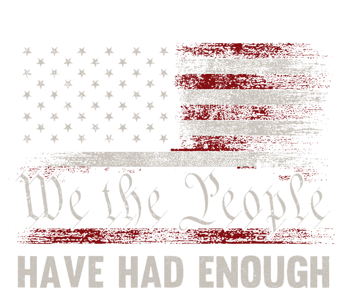 We The People Have Had Enough Vintage Us America Flag Performance Fleece Hoodie