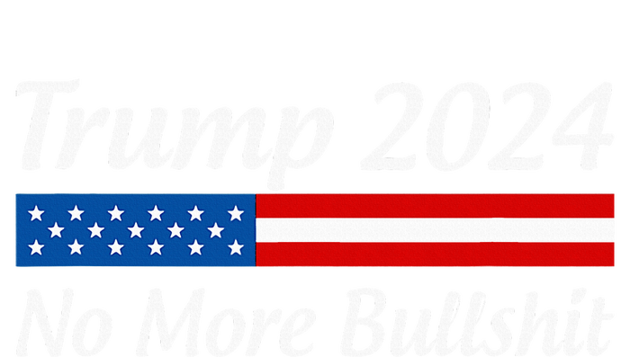 Trump 2024 No More Bullshit Insulated Varsity Jacket