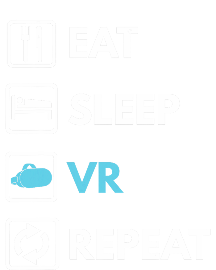 Eat Sleep Vr Repeat Funny Vr Gamer Boy Vr Athlete Metallic Star Ornament