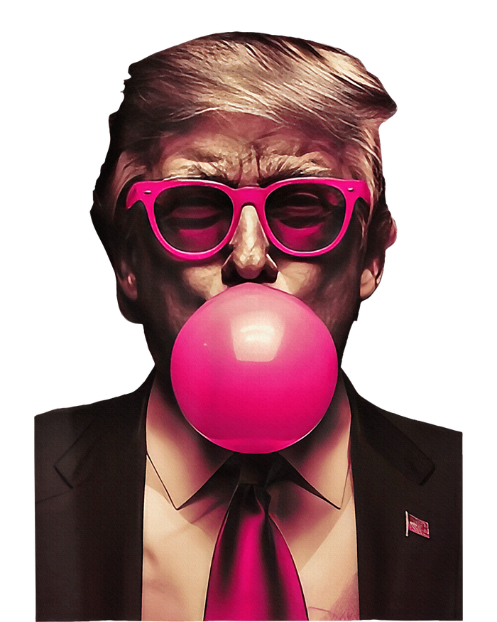 Trump Bubble Gum Funny Mousepad