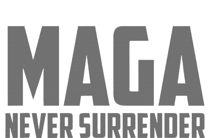 Trump Dark Maga Never Surrender T-Shirt