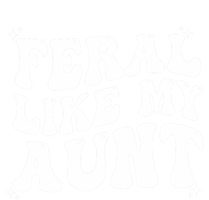 Feral Like My Aunt Womens CVC Long Sleeve Shirt