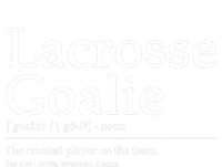 Funny Lacrosse Goalie Definition Quote Cool Kids Hoodie