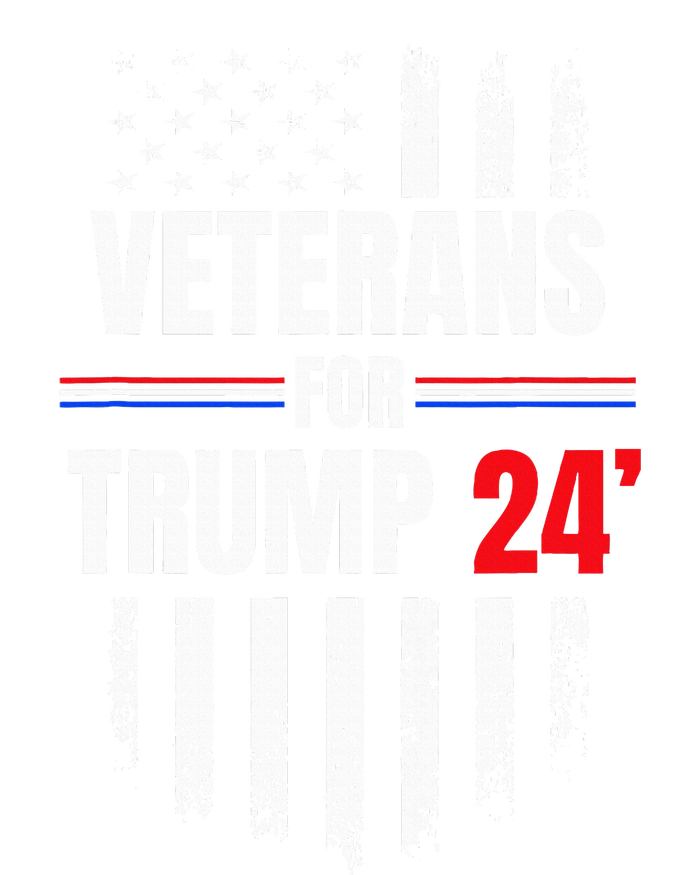 Veterans For Trump 2024 American Flag 16 in Basic Backpack