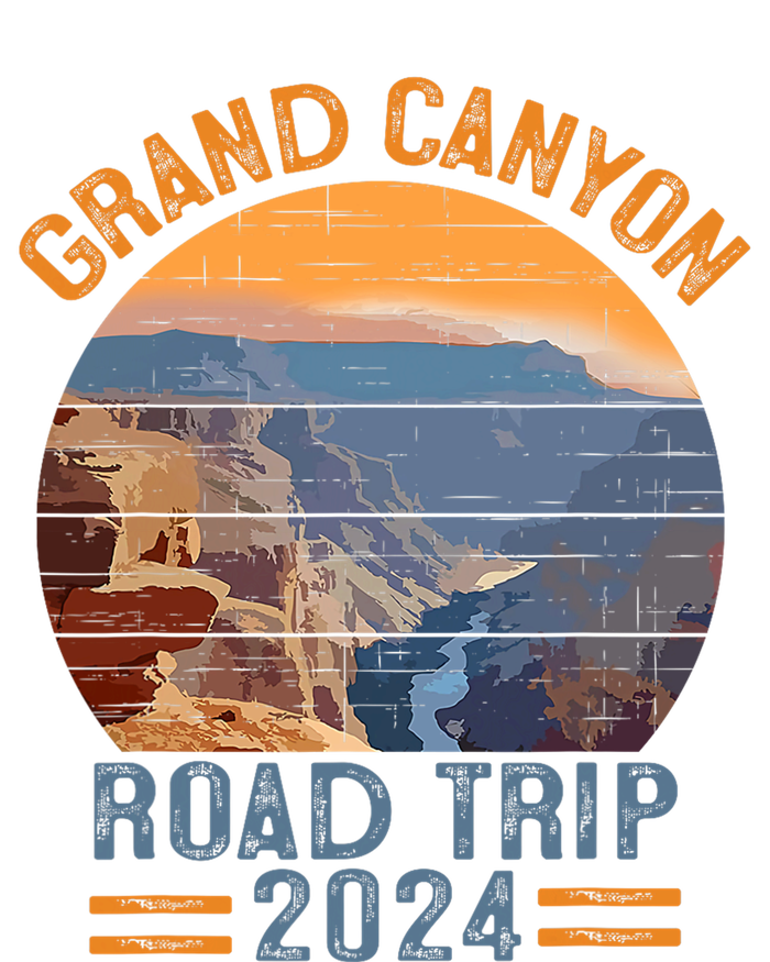 Grand Canyon National Park Road Trip 2024 Family Vacation Women's Knotted Racerback Tank