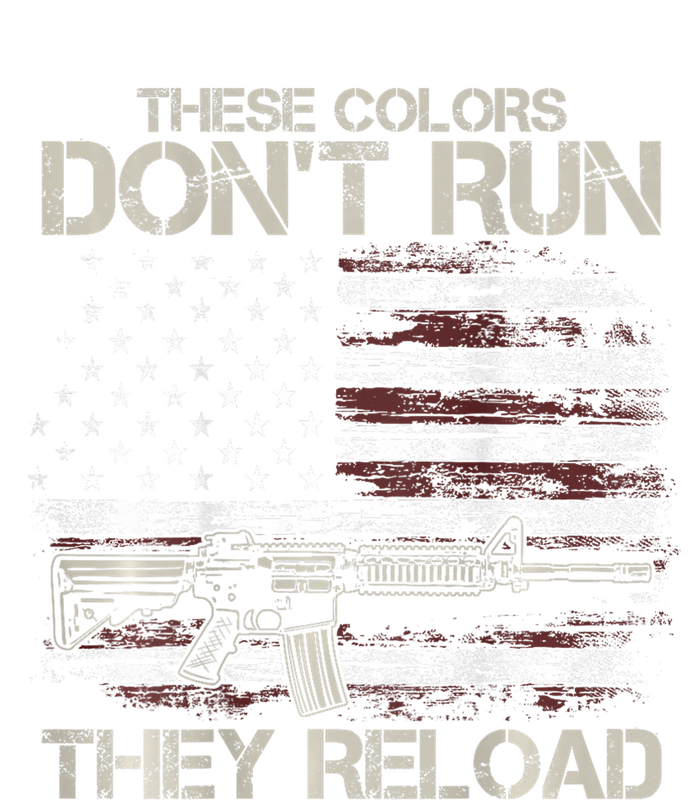 Gun American Flag Colors DonT Run They Reload Hooded Wearable Blanket