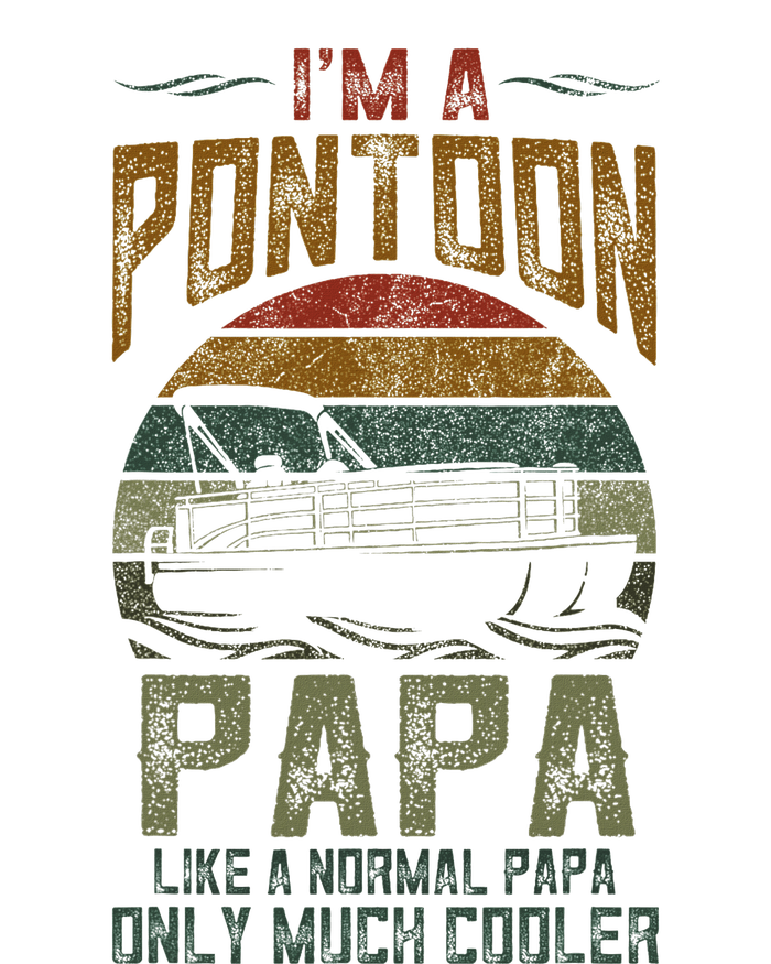 Pontoon Boat Papa Fathers Day Boating Captain Grandpa Adult Drive Performance Visor