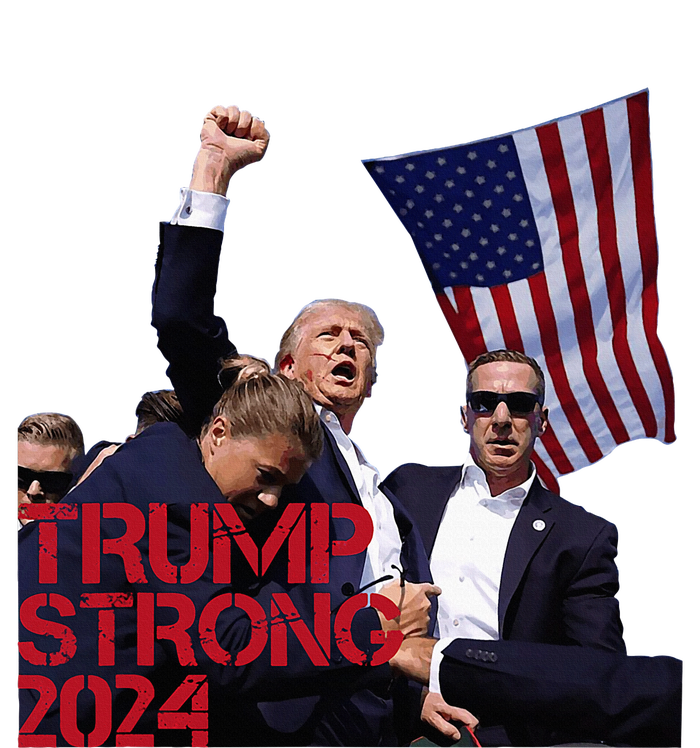 Trump 2024 Strong Fist Hand Us Vote USA-Made Doggie Bandana