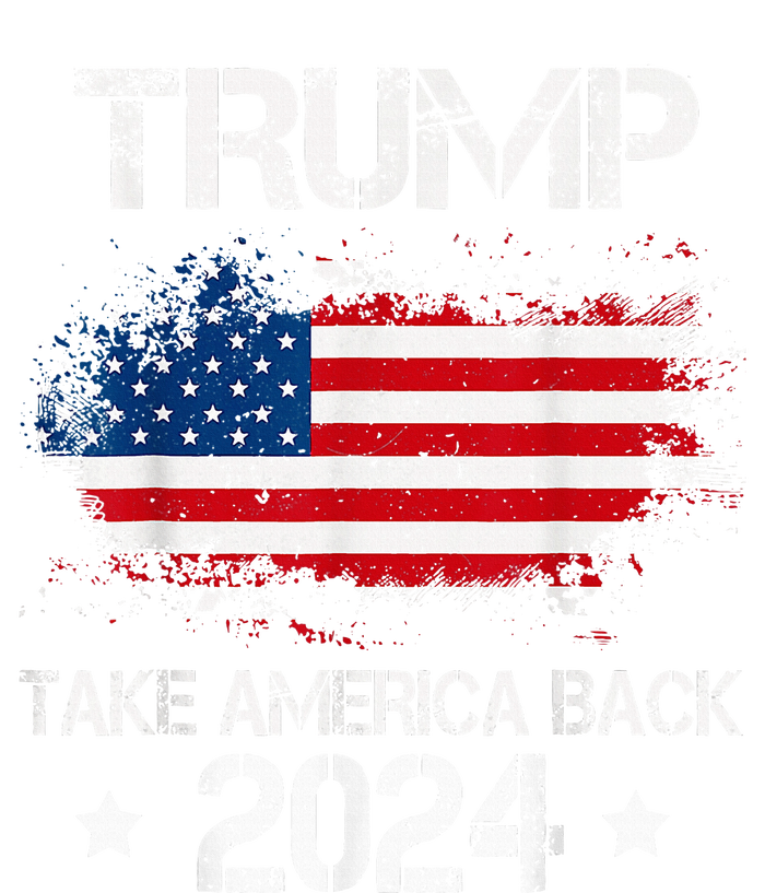 Trump 2024 Take America Back American Flag Election Doggie Tank