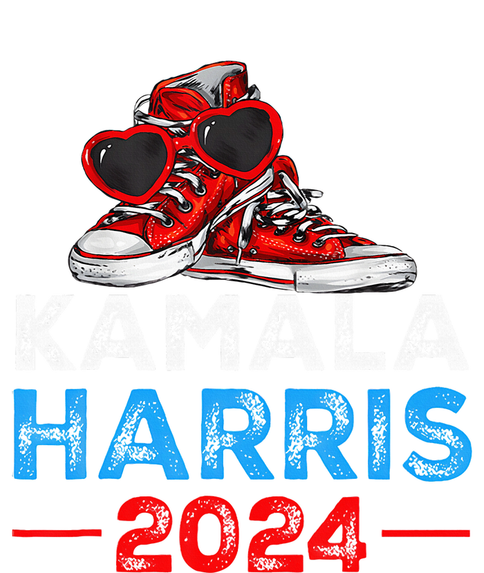 Harris 2024 Vote President Kamala Election Sneakers Kids Long Sleeve Shirt