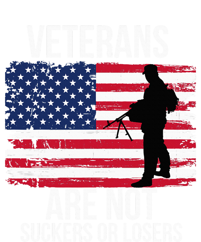 Veterans Are Not Suckers Or Losers Biden 2020 Anti Trump Cooling Performance Long Sleeve Crew