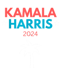 Kamala Harris 2024 Us Election Coconut Funny Meme Design Canvas