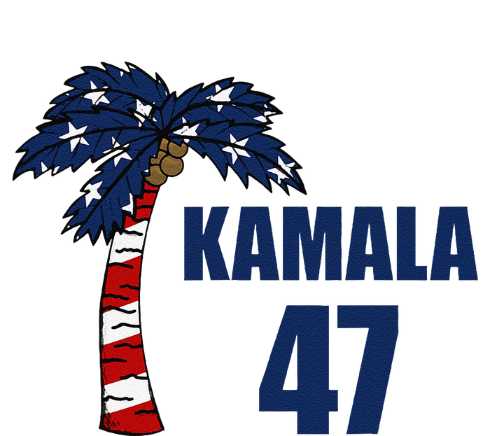 Coconut Tree Kamala 47 Usa Flag T-Shirt