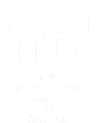 Yes I Am Mixed With Black Proud Black History Month Tie Dye Hoodie