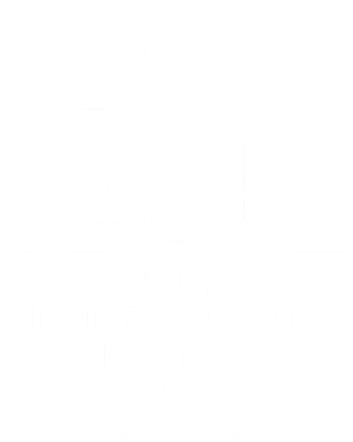 Yes I Am Mixed With Black Proud Black History Month Tie Dye Hoodie