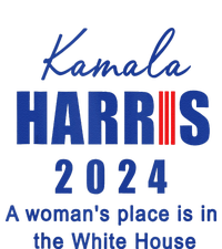 Kamala Harris A Womans Place Is In The White House Women's Flannel Pajama Set