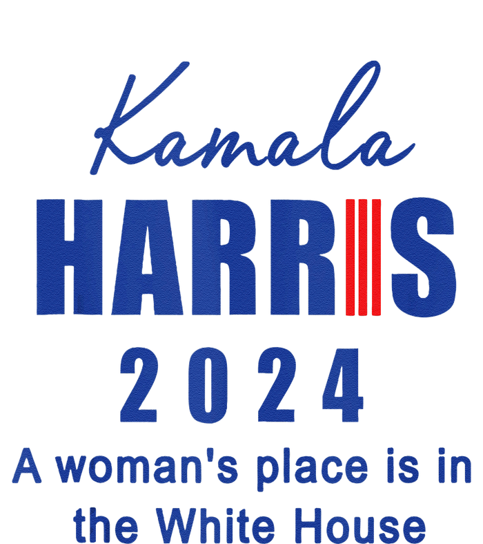 Kamala Harris A Womans Place Is In The White House Women's Flannel Pajama Set