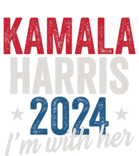 Kamala Harris 2024 Support IM With Her Kamala Harris 2024 Striped Beanie with Solid Band