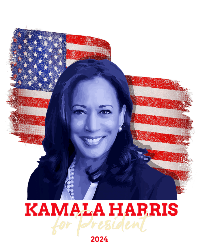 Kamala Harris For President 2024 Madam Vice President Kids Hoodie