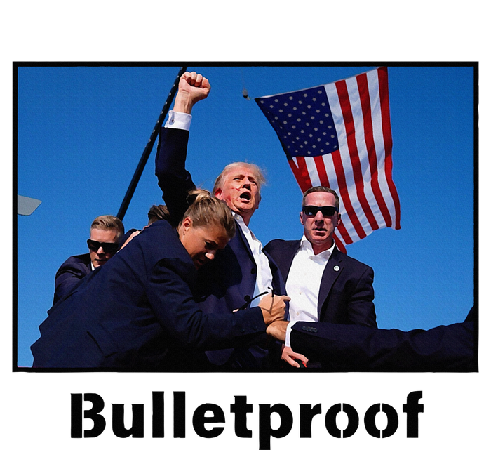 Donald Trump Bulletproof 2024 Presidential Candidate 45 Canvas