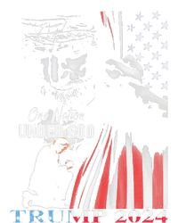 One Nation Under God Trump 2024 God American Flag Tie-Dye Long Sleeve Shirt