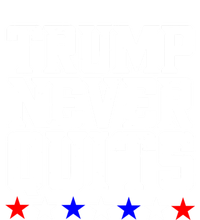 Patriotic Republican Vote Trump 2024 Trump Never Quits Short Acrylic Beanie