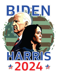 Patriotic Joe Biden Kamala Harris Democrat Campaign 2024 Dry Zone Grid Polo