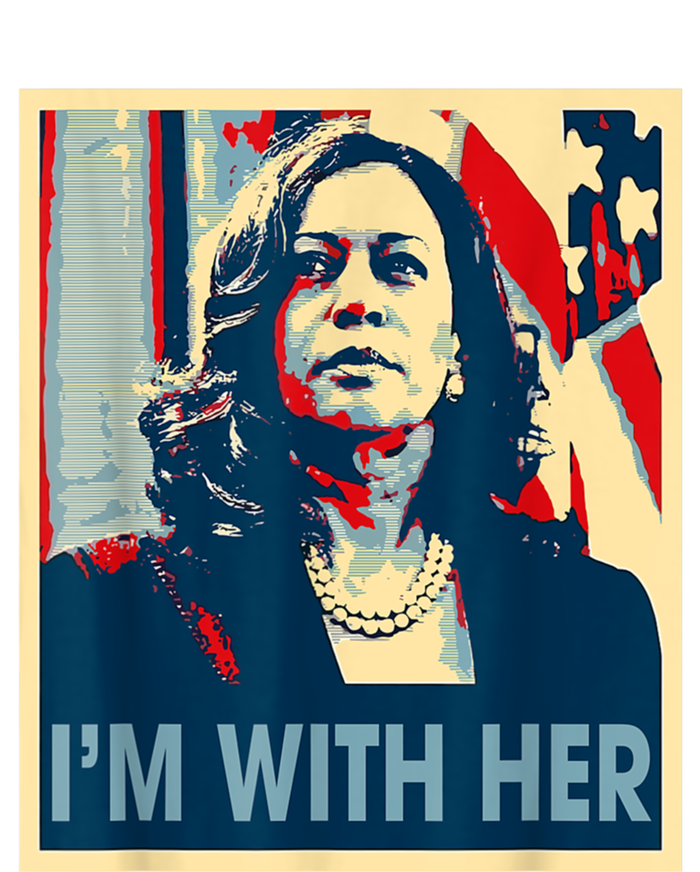 Im With Her Kamala Vote For 2024 President Kamala Harris Vote President Kamala Performance Long Sleeve Polo