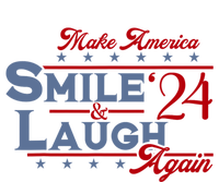 Make America Smile And Laugh Again 2024 Flat Bill Trucker Hat