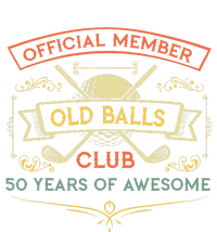 Funny 50th Birthday Old Balls Club 50 Year Old Golfer T-Shirt