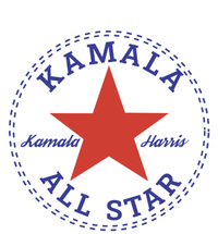 Kamala Harris All Star Logo 7-Panel Snapback Hat